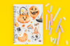 Notebook With Halloween Draw Concept Psd