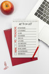 Notebook With To Do List Desktop Concept Psd