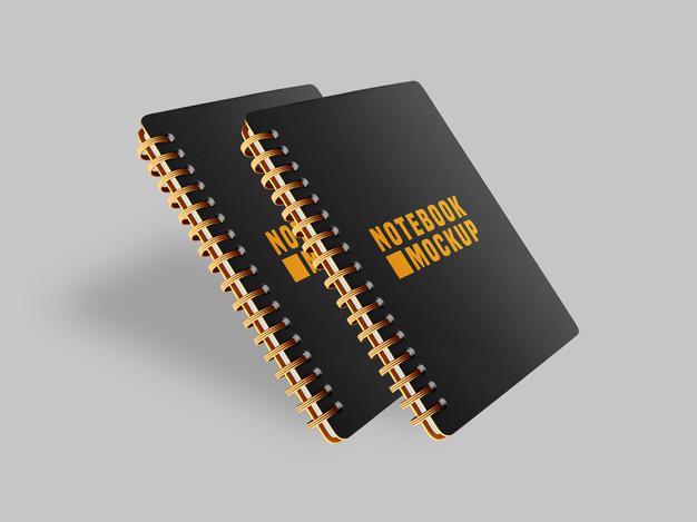Notebooks Mockup Psd