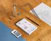 Notepad Mockup With Elements From Isometric Perspective Psd