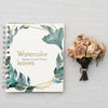 Notepad Mockup With Floral Concept Psd