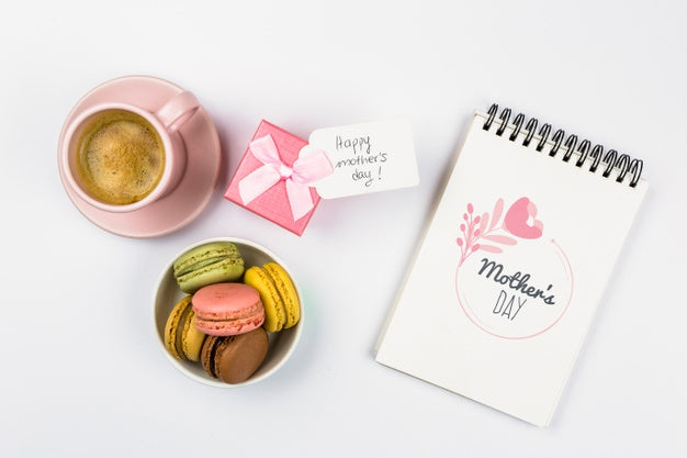 Notepad Mockup With Mothers Day Concept Psd