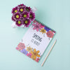 Notepad Template For Spring With Flowers Psd