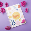 Notepad Template For Spring With Flowers Psd