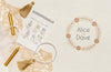 Notepad With Wedding Ideas Top View Psd