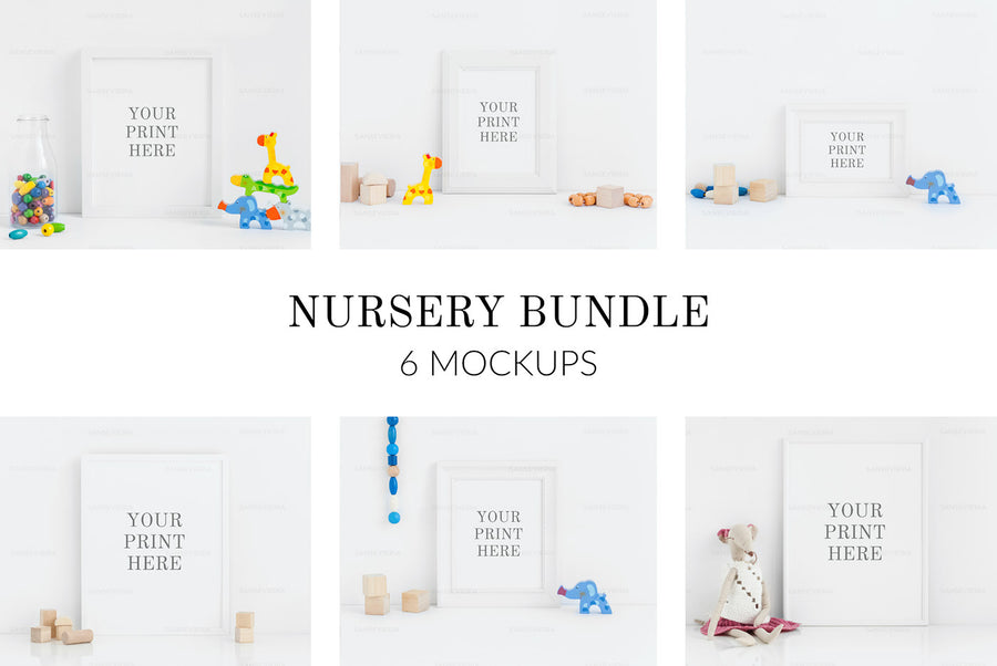 Nursery Frame Psd Mockup