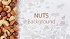 Nuts Assortment Mock-Up Background Psd