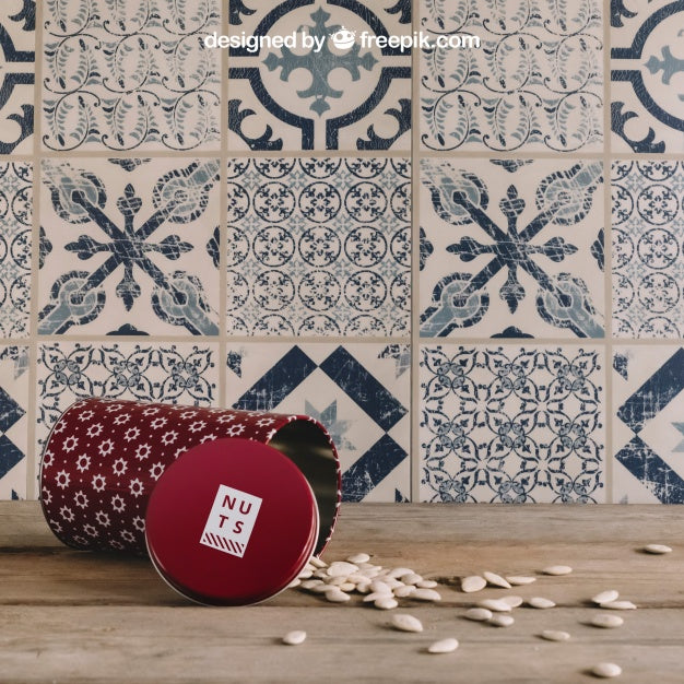 Nuts Mockup Psd