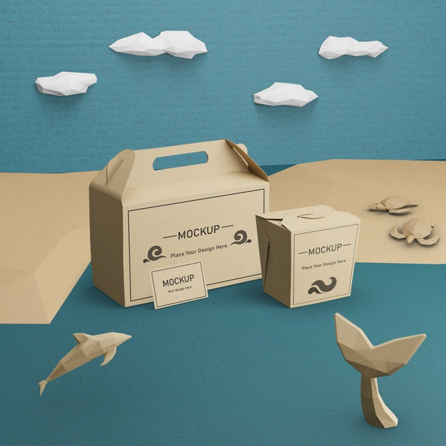 Ocean Day Concept With Dolphins Psd