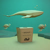 Ocean Day Concept With Paper Bag And Turtles Psd