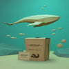 Ocean Day Paper Bag Concept With Dolphin Psd