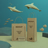 Ocean Day Paper Bags Mock-Up Psd