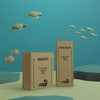 Ocean Day Sea Life And Paper Bags Underwater With Mock-Up Psd
