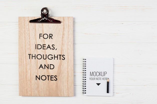 Office Desk Concept With Mock-Up Psd