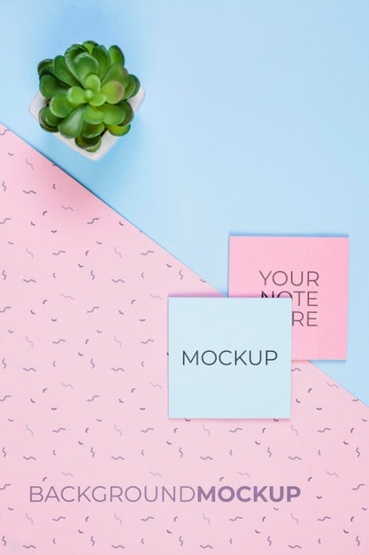 Office Desk Concept With Mock-Up Psd