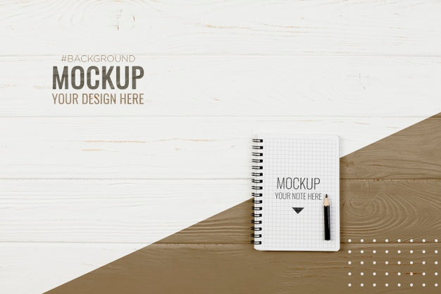 Office Desk Concept With Mock-Up Psd