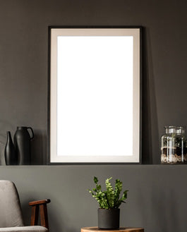 Office Interior Frame Poster Mockup Psd