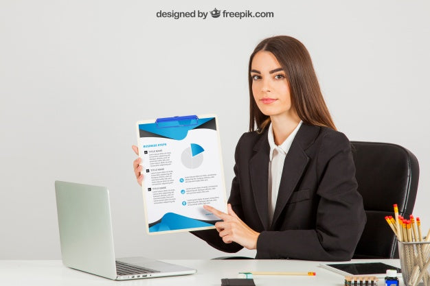 Office Scene Mockup Psd