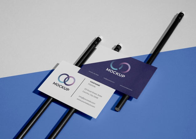 Office Stationery Mock-Up With Paper Psd