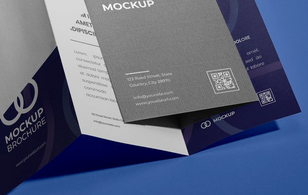 Office Stationery Mock-Up With Paper Psd