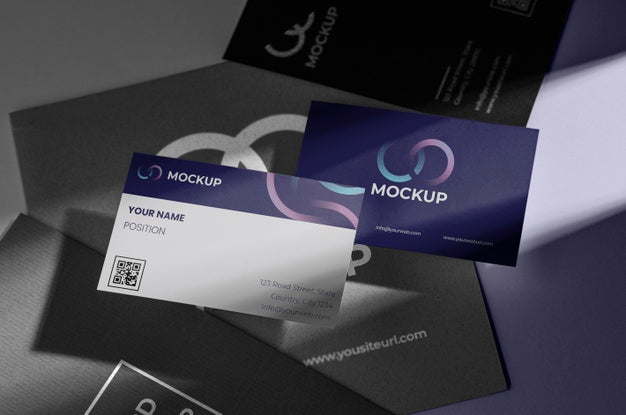 Office Stationery Mock-Up With Paper Psd