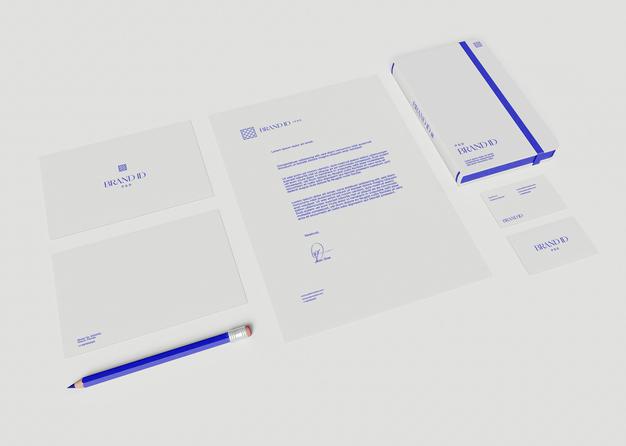 Office Stationery Set Mockup Psd