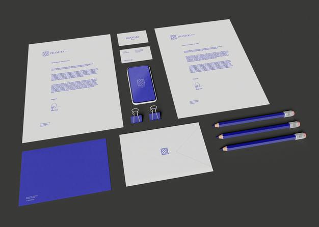 Office Stationery Set Mockup Psd