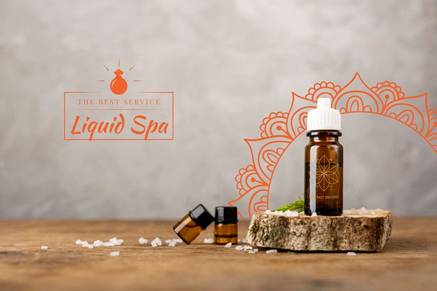Oily Natural Products For Spa Massage Psd