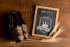 Oktoberfest Concept Beer Bottles And Wheat Psd