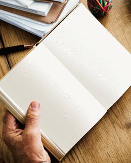 Old Man Reading Open Book Mockup 2018