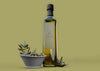Olive Oil Bottle Mockup Psd