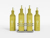Olive Oil Bottle Packaging With Holder Mockup Psd