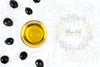 Olive Oil Surrounded By Olives Psd