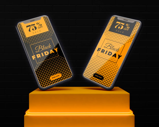 Online Discount On Black Friday Sales Psd