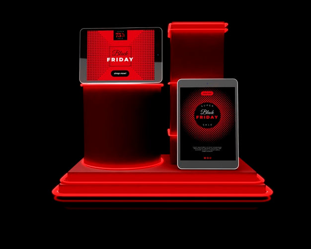 Online Promotion For Devices On Black Friday Psd
