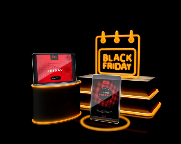 Online Promotional Sales On Black Friday Psd