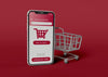 Online Shopping App Mockup Psd