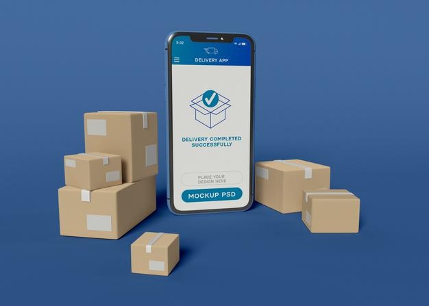 Online Shopping App Mockup Psd