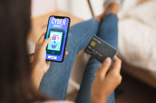 Online Shoppings On Black Friday Sales Psd