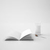 Open Book And Spoon With Coffee Psd