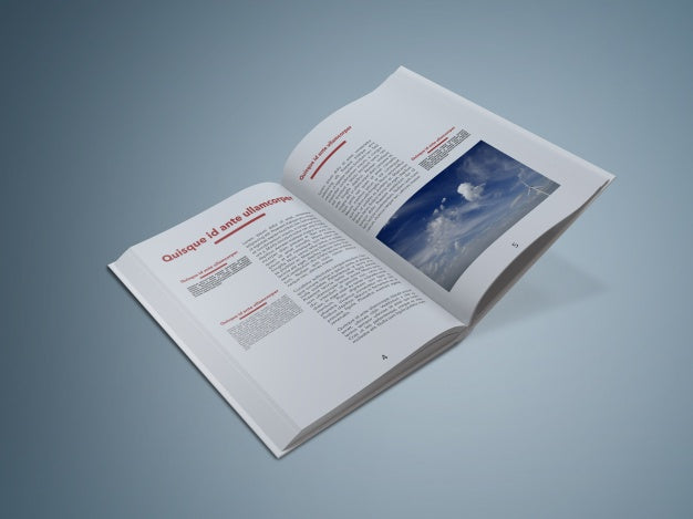 Open Book Mock Up Psd