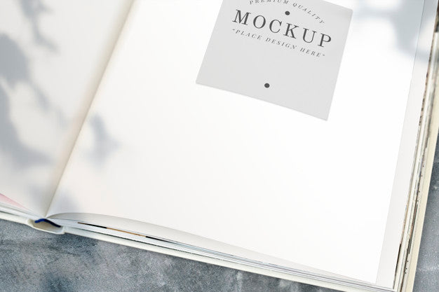 Open Book Mockup Psd
