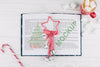Open Book Mockup With Christmas Decoration Psd