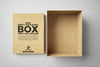 Open Cap Box Mockup For Packaging
