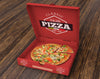 Open Pizza Box Mockup Psd