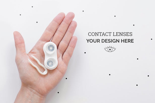 Optics Still Life Composition On White Background Psd