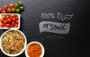 Organic Mock-Up With Spices And Tomatoes Psd