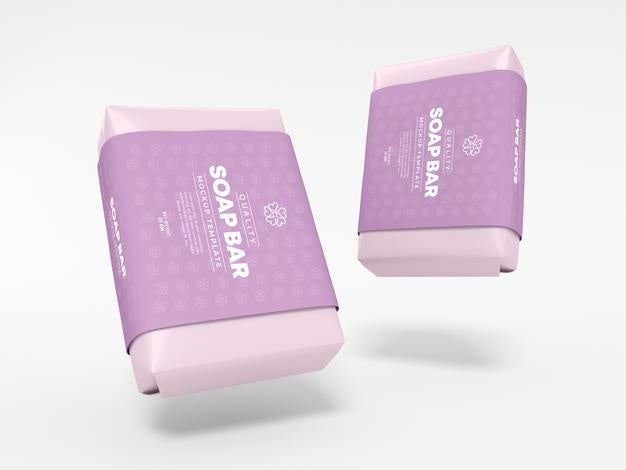 Organic Soap Bar Packaging Mockup Psd
