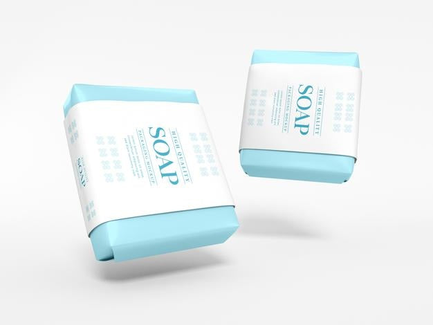 Organic Soap Bar Packaging Mockup Psd