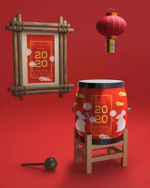 Ornaments For Chinese New Year Psd